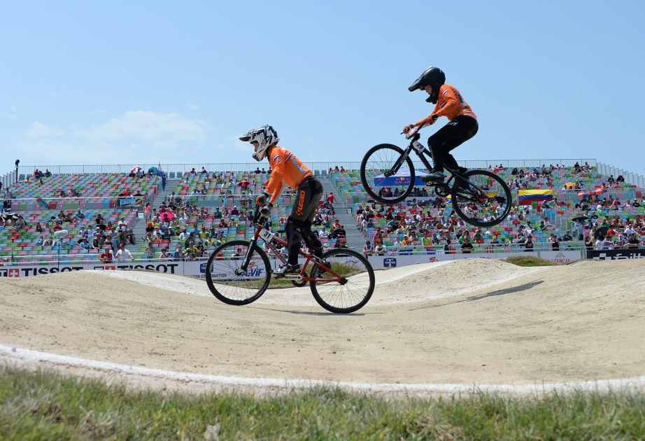 Bakıda keçirilən BMX velosipedi üzrə dünya çempionatının birinci gününə yekun vurulub