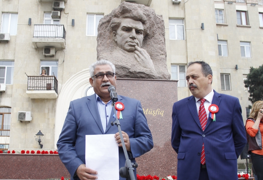 Mikayıl Müşfiqin xatirəsi yad edilib