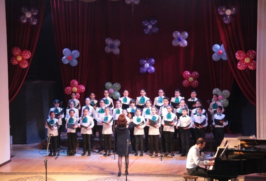 Uşaq musiqi məktəbi şagirdlərinin Dövlət Mahnı Teatrında konserti olub
