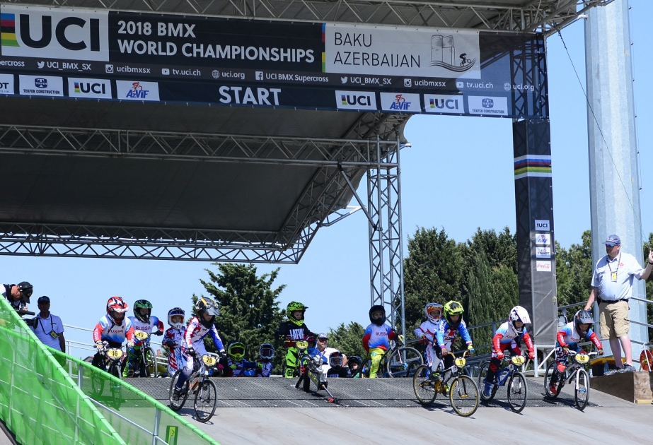 Bakıda velosiped idmanının BMX növü üzrə dünya çempionatının ikinci gününə start verilib