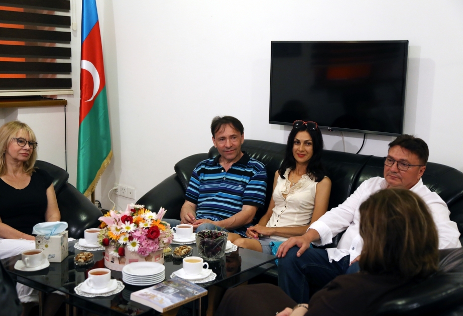 Ukrayna yazıçıları Tərcümə Mərkəzində olublar