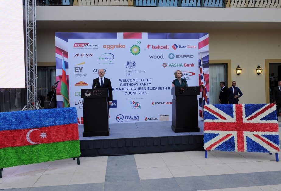 Böyük Britaniya Kraliçası II Elizabetin təvəllüd günü münasibətilə Bakıda qəbul təşkil olunub