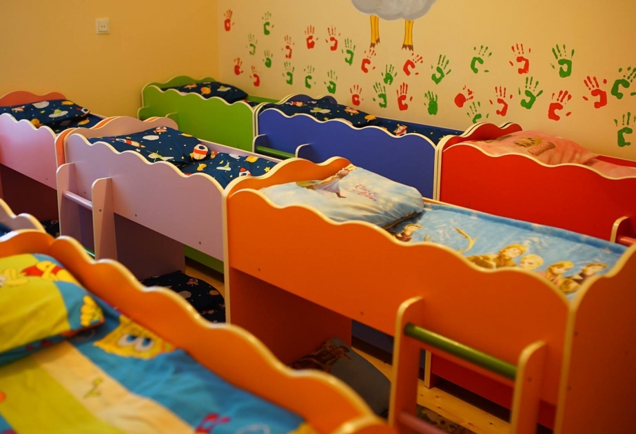 Şəmkirin Qaracəmirli kəndində uşaq bağçası əsaslı təmirdən sonra istifadəyə verilib