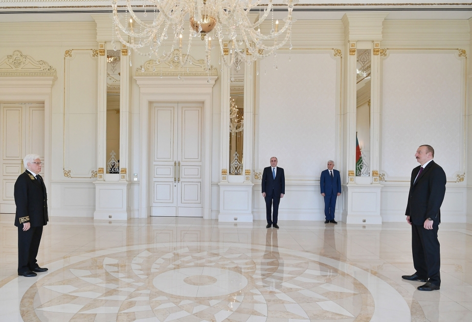 President Ilham Aliyev received credentials of incoming Russian ambassador VIDEO