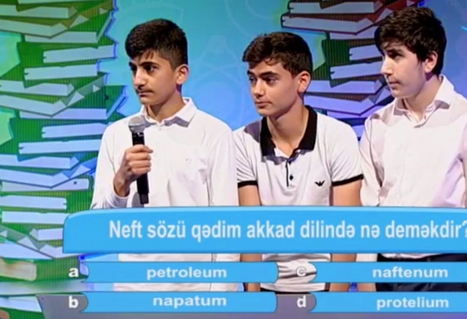 “Hazırcavablar” intellektual oyununun növbəti qalibi 261 nömrəli məktəb-liseyin komandası olub