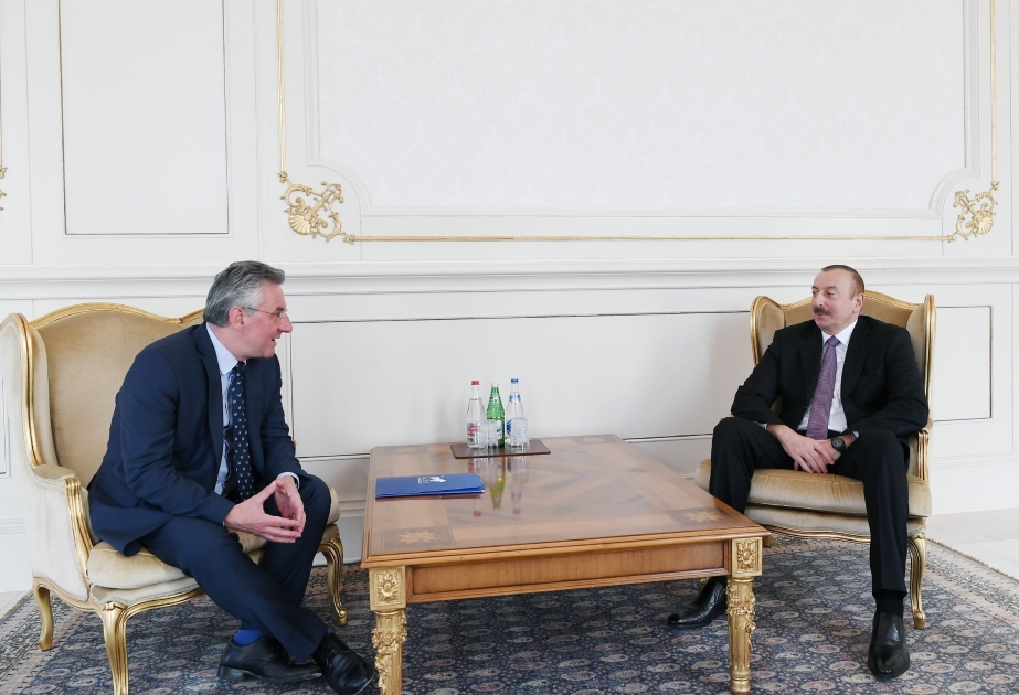 伊利哈姆·阿利耶夫总统接见欧洲保守派和改革主义者联盟主席