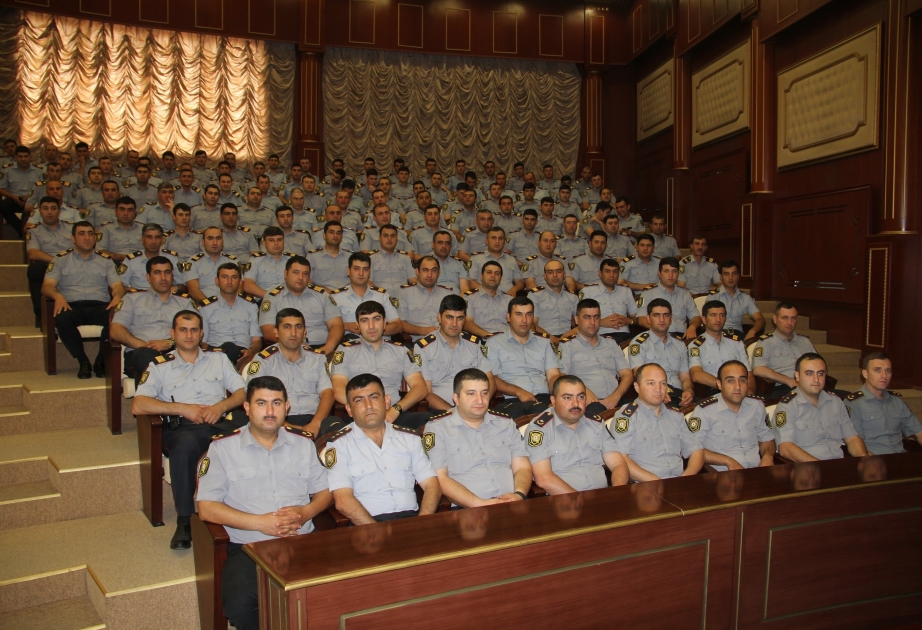Daxili İşlər Nazirliyinin Əlahiddə Çevik Polis Alayında Milli Qurtuluş Günü qeyd olunub