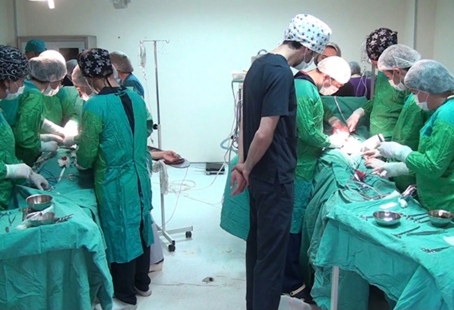 Naxçıvanda keçirilən humanitar tibbi aksiyalarda 150-dək cərrahiyyə əməliyyatı aparılıb
