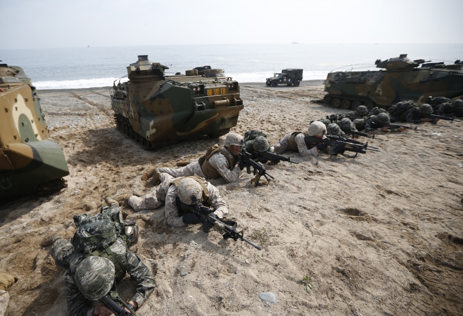 ABŞ-ın Cənubi Koreyadakı qoşunları hərbi təlimləri dayandırmaq barədə göstəriş almayıb