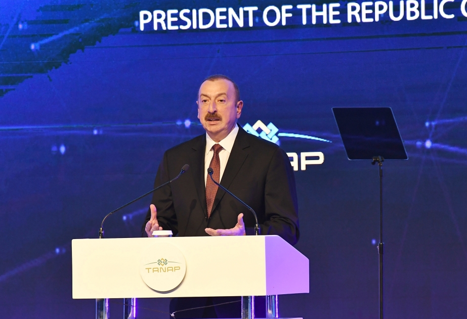 President Ilham Aliyev: The commissioning of TANAP will usher ample opportunities for neighboring and friendly countries