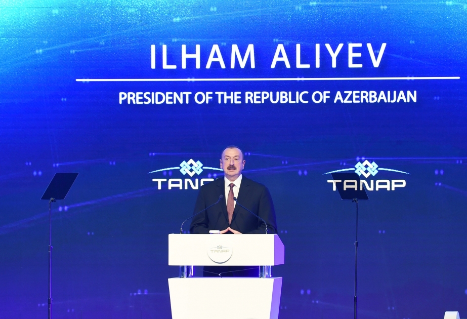 President Ilham Aliyev: TANAP is another victory for Turkey and Azerbaijan