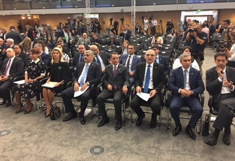 Azerbaijani delegation led by Prime Minister Novruz Mammadov attends 163rd session of Bureau International des Expositions General Assembly in Paris