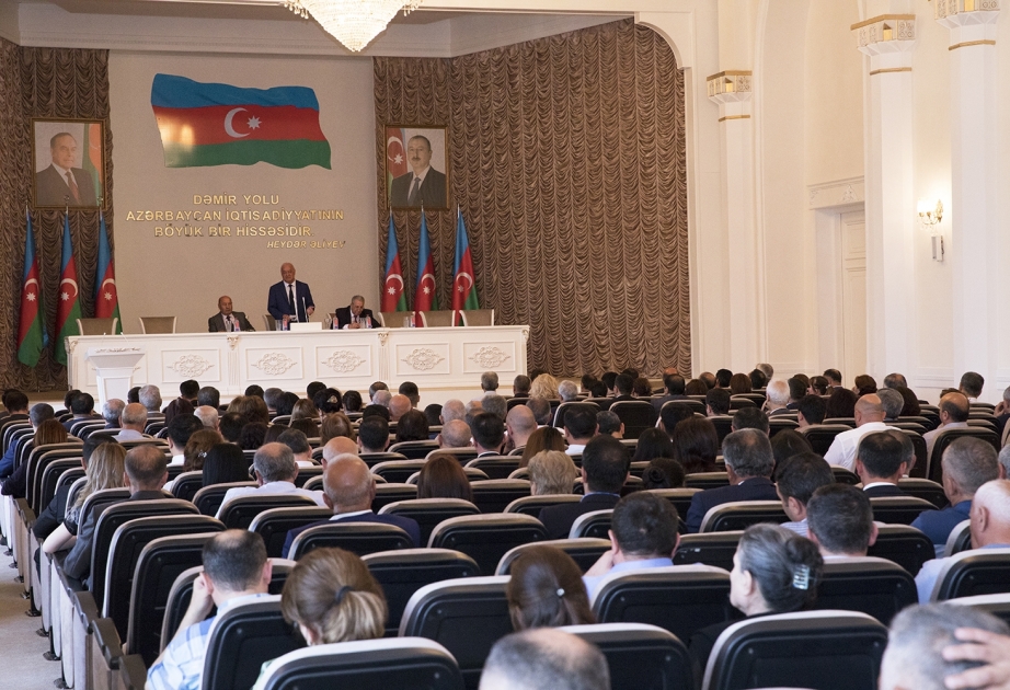 Состоялся III пленум Республиканского комитета независимого профсоюза железнодорожников Азербайджана