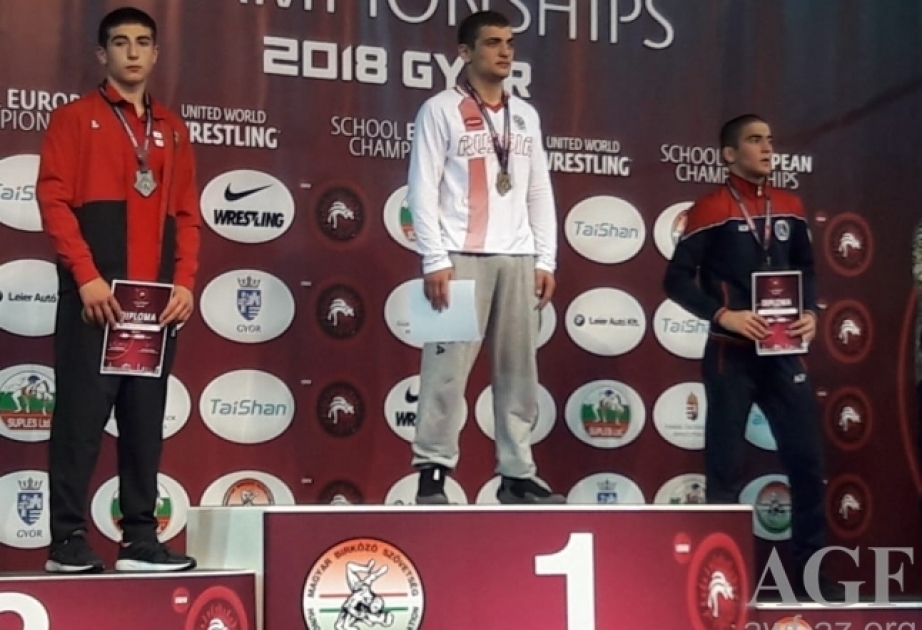 Junior Azerbaijani wrestlers win six European medals in Hungary