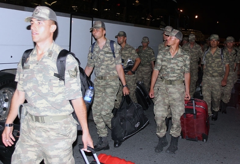 Un groupe de militaires turcs est arrivé à Bakou pour participer aux cérémonies militaires