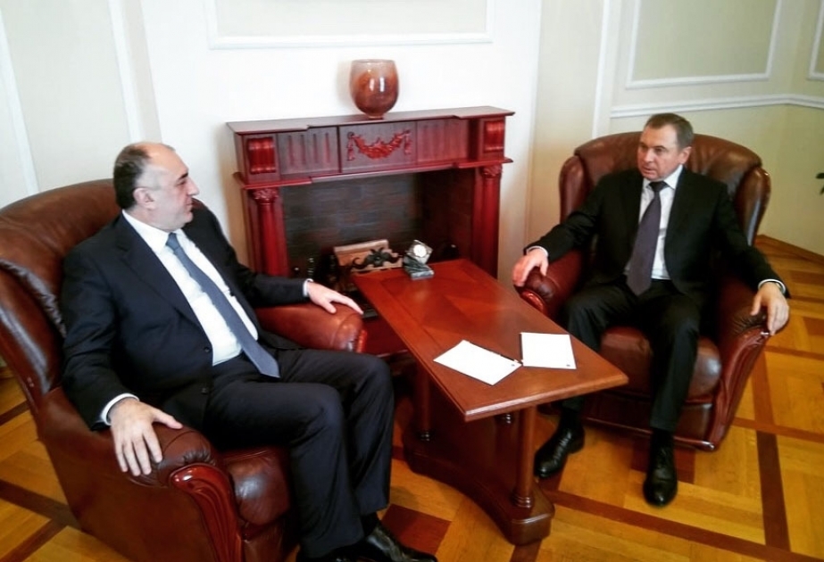 Le ministre azerbaïdjanais des Affaires étrangères rencontre son homologue biélorusse