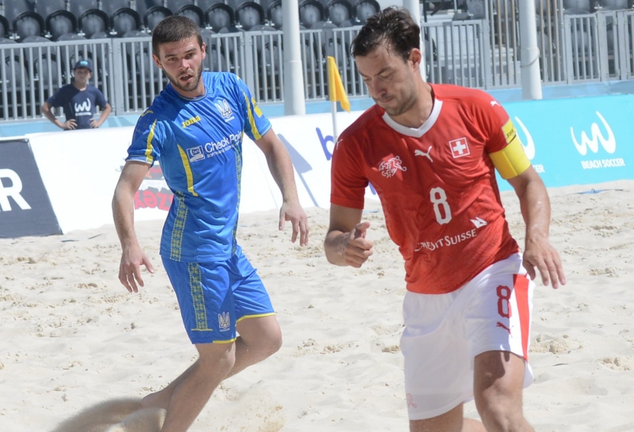 Ukrayna millisi Bakıda çimərlik futbolu üzrə Avropa Liqası turnirinə qələbə ilə başlayıb