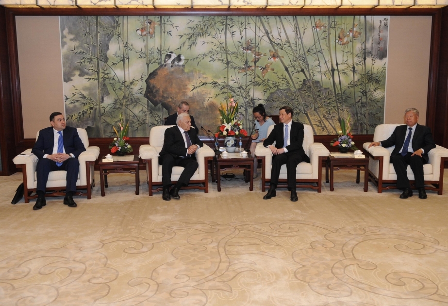 Azerbaijan`s Parliament Speaker meets Shanghai Mayor