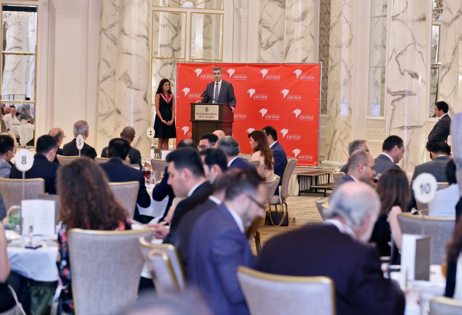 Chief of Azerbaijan`s State Migration Service meets with members of AmCham