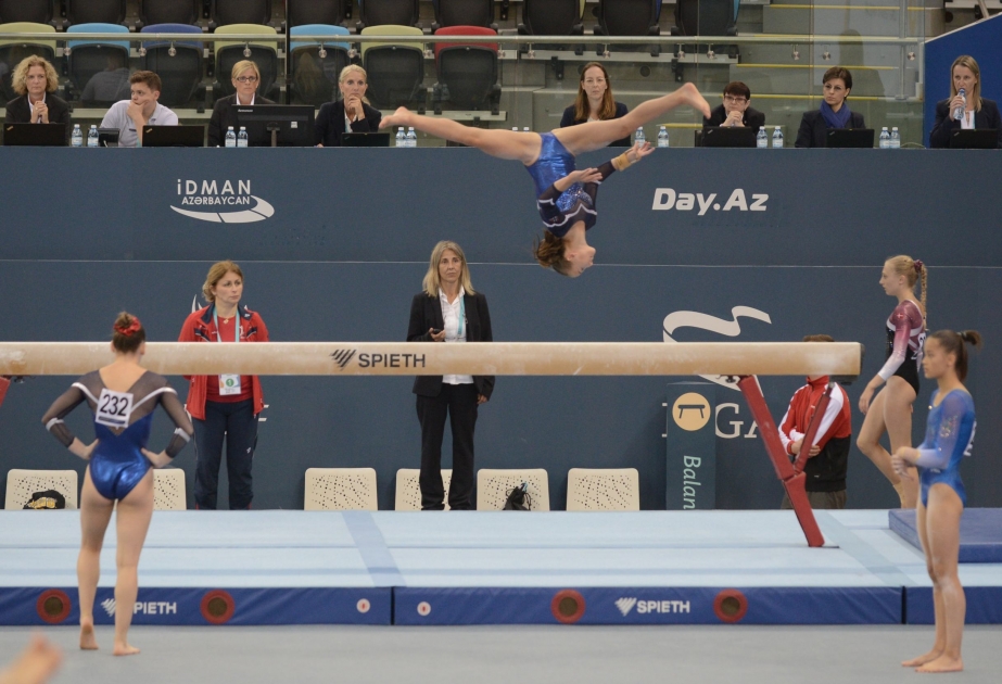 Bakıda idman gimnastikası üzrə təsnifat yarışlarına yekun vurulub