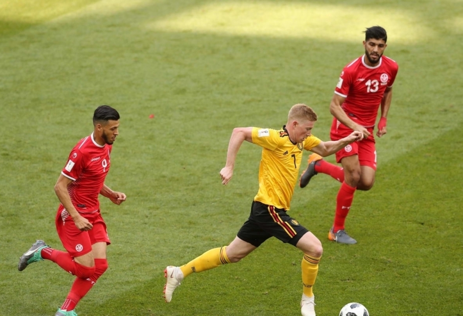 世界杯G组：比利时5-2突尼斯
