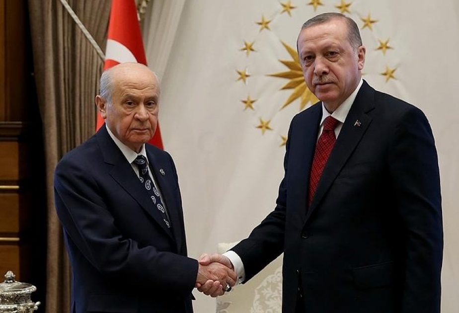 MHP sədri Rəcəb Tayyib Ərdoğanı möhtəşəm qələbə münasibətilə təbrik edib