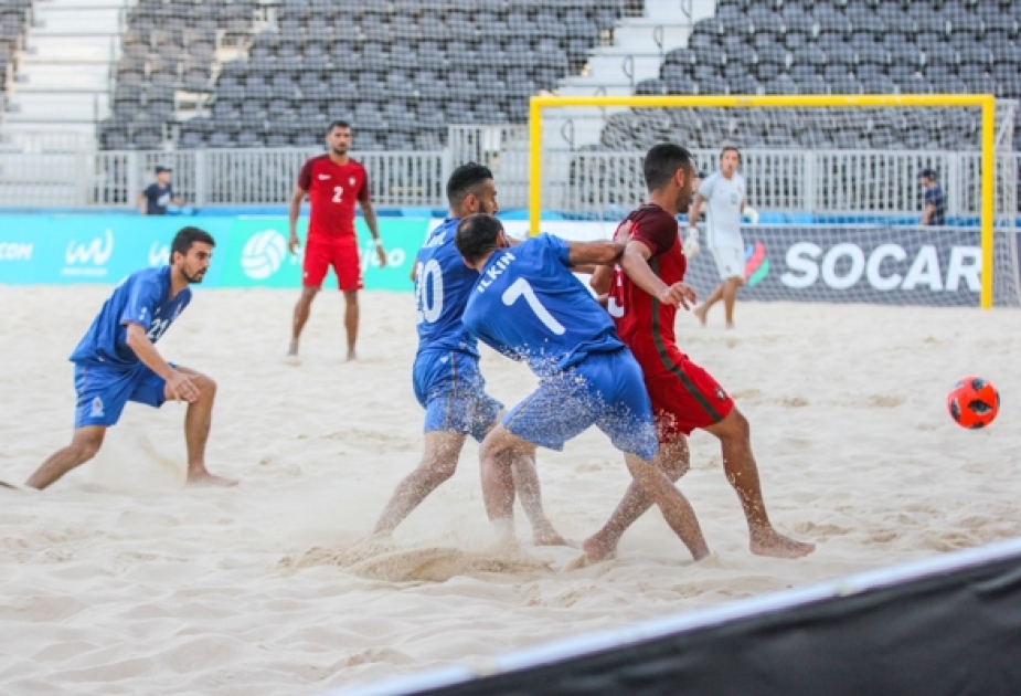 Bakıda çimərlik futbolu üzrə Avropa Liqası turnirinə yekun vurulub