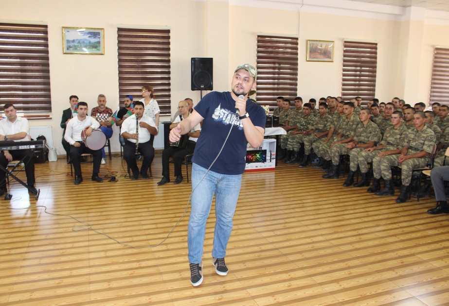 “N” saylı hərbi hissədə milli ordunun 100 illik yubileyi münasibətilə bayram tədbiri keçirilib