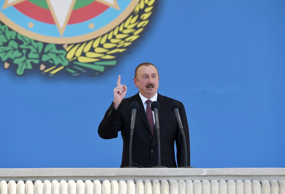 Azərbaycan Prezidenti: Aprel döyüşləri Ermənistanın öz ordusu ilə bağlı yaydığı mifi darmadağın etdi