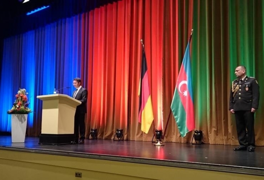 Berlində Azərbaycan Silahlı Qüvvələrinin 100 illiyi münasibətilə rəsmi qəbul keçirilib