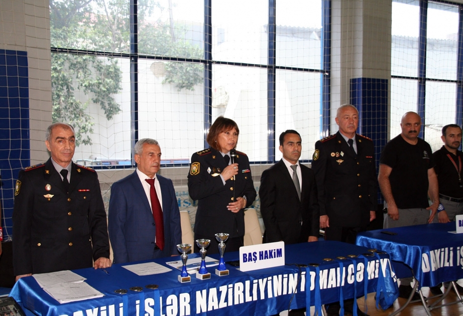 Azərbaycan polisinin 100 illiyinə həsr olunmuş yarışlar keçirilib