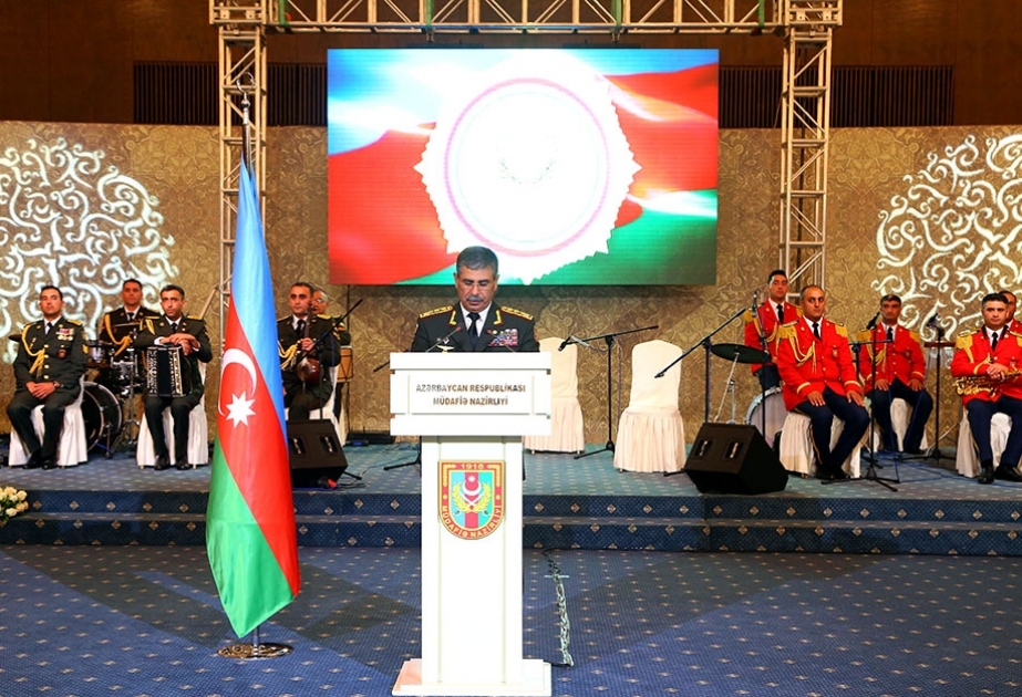 Silahlı Qüvvələr Günü münasibətilə təntənəli mərasim keçirilib