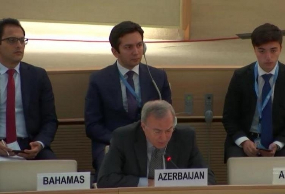 Une déclaration conjointe a été prononcée au Conseil des droits de l’homme à l’initiative de l’Azerbaïdjan