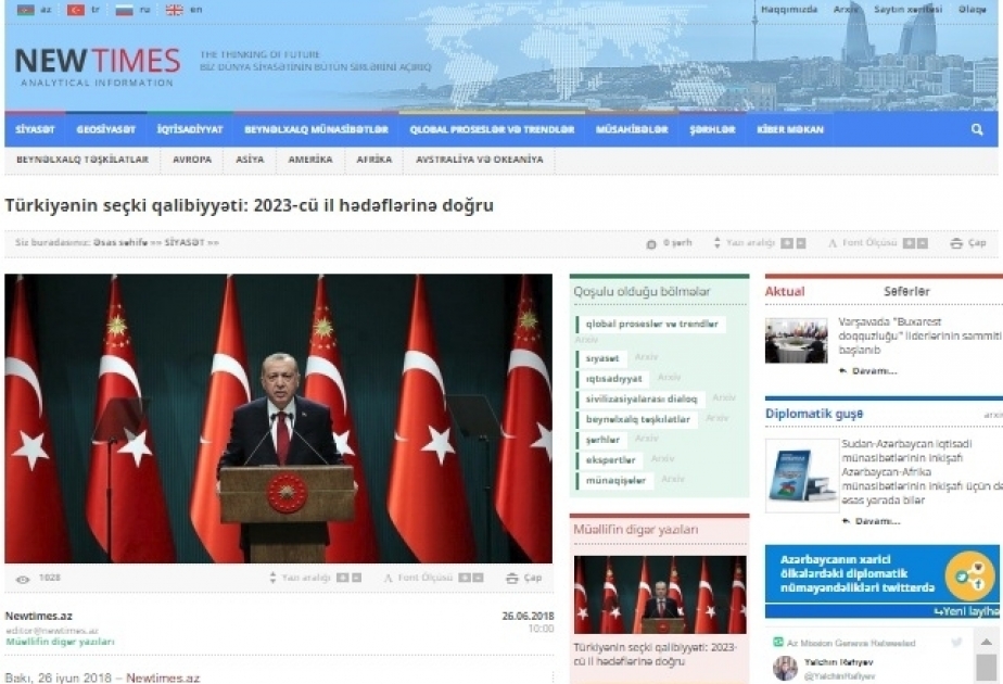 Türkiyənin seçki qalibiyyəti: 2023-cü il hədəflərinə doğru
