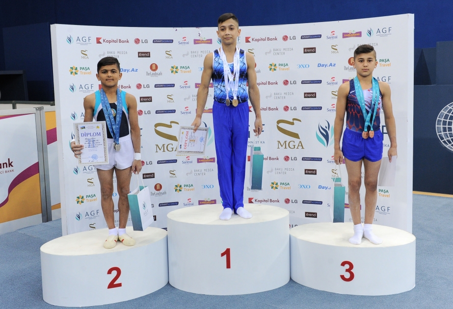 Bakıda kişi və qadın idman gimnastikası üzrə qaliblərin mükafatlandırılması mərasimi keçirilib