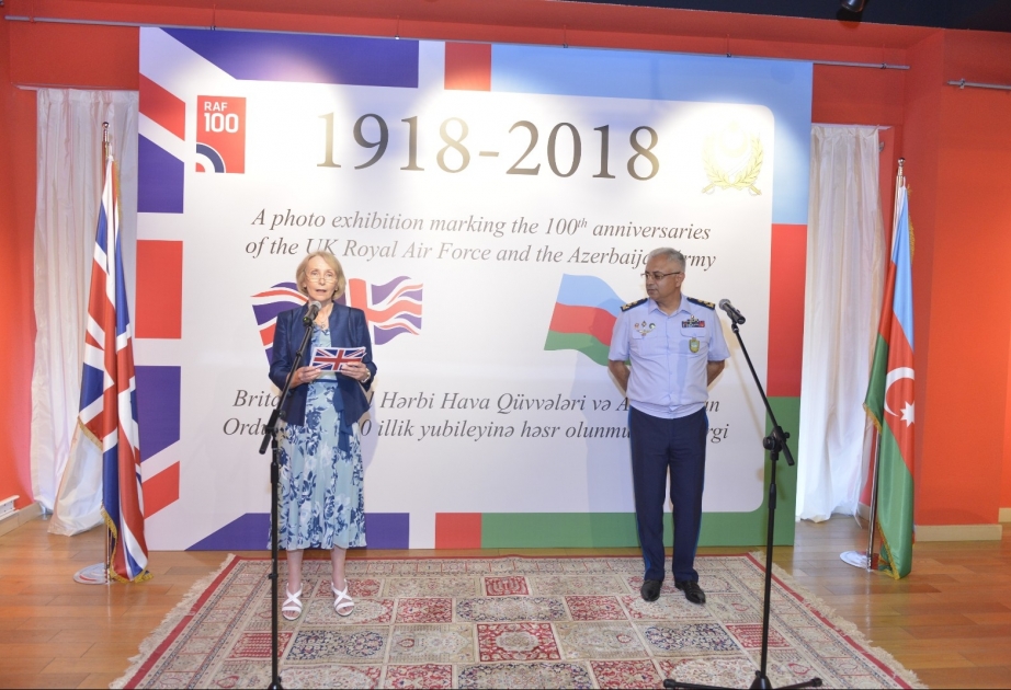 Bakıda Britaniya Hərbi Hava Qüvvələrinin və Azərbaycan Ordusunun 100 illiyi ilə əlaqədar sərgi açılıb