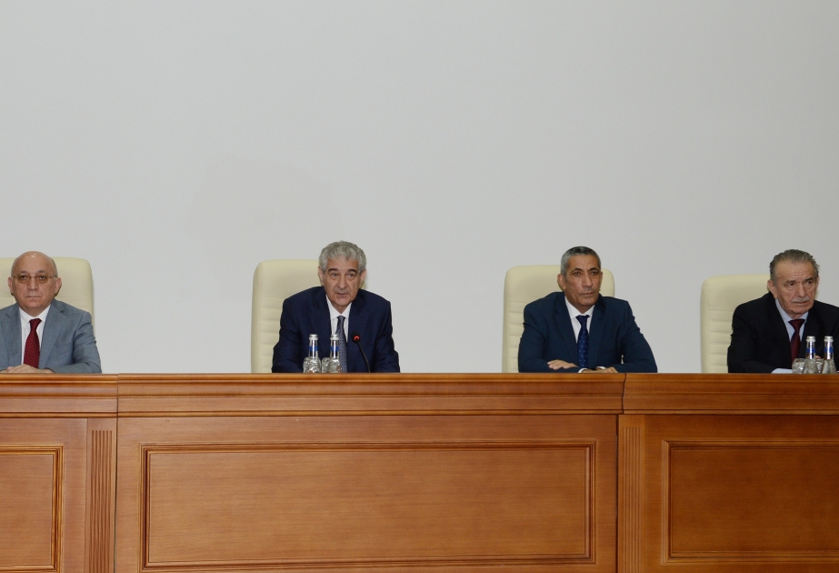 Yeni Azərbaycan Partiyasının rayon və şəhər təşkilatları sədrlərinin ümumrespublika müşavirəsi keçirilib