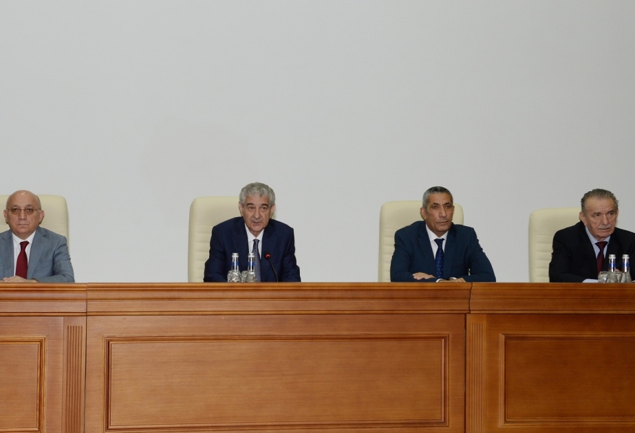 Состоялось общереспубликанское совещание председателей городских и районных организаций партии «Ени Азербайджан»