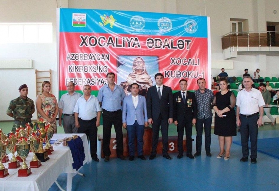 Kikboksinq üzrə Xocalı kuboku yarışları keçirilib