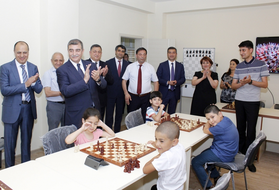 Yeni Günəşli qəsəbəsində şahmat məktəbinin açılışı olub YENİLƏNİB