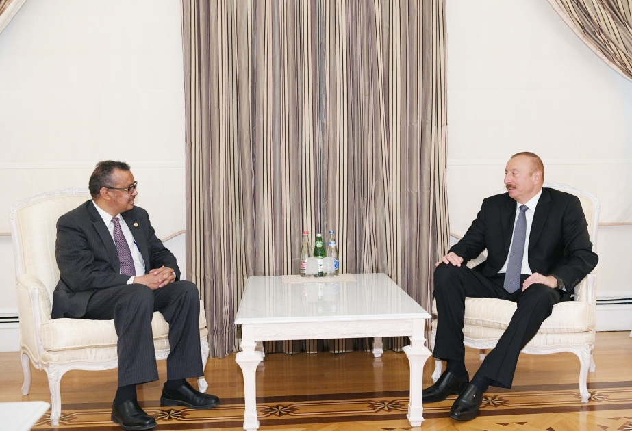 Президент Ильхам Алиев принял генерального директора Всемирной организации здравоохранения ОБНОВЛЕНО ВИДЕО