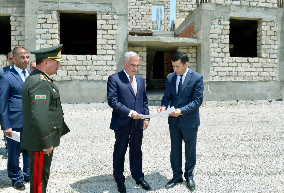 Kəngərli rayonunda yeni yaşayış binası inşa olunur