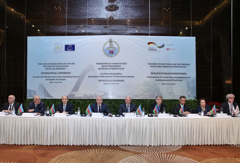 В Баку проходит международная конференция на тему «Правовое государство и конституционное правосудие: ценности и приоритеты» ВИДЕО
