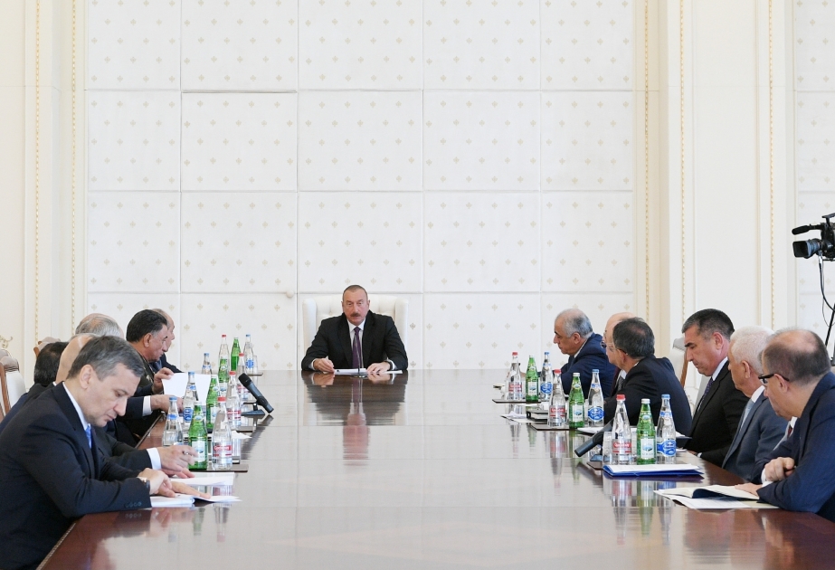 伊利哈姆·阿利耶夫总统主持召开探讨我国能源体系现状的会议
