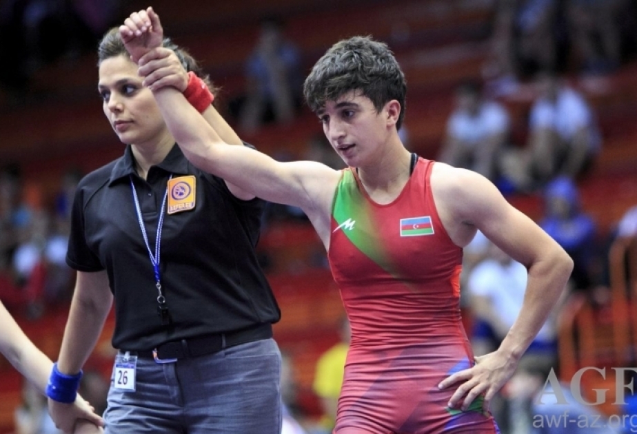 Azerbaijani female wrestler wins world silver in Croatia