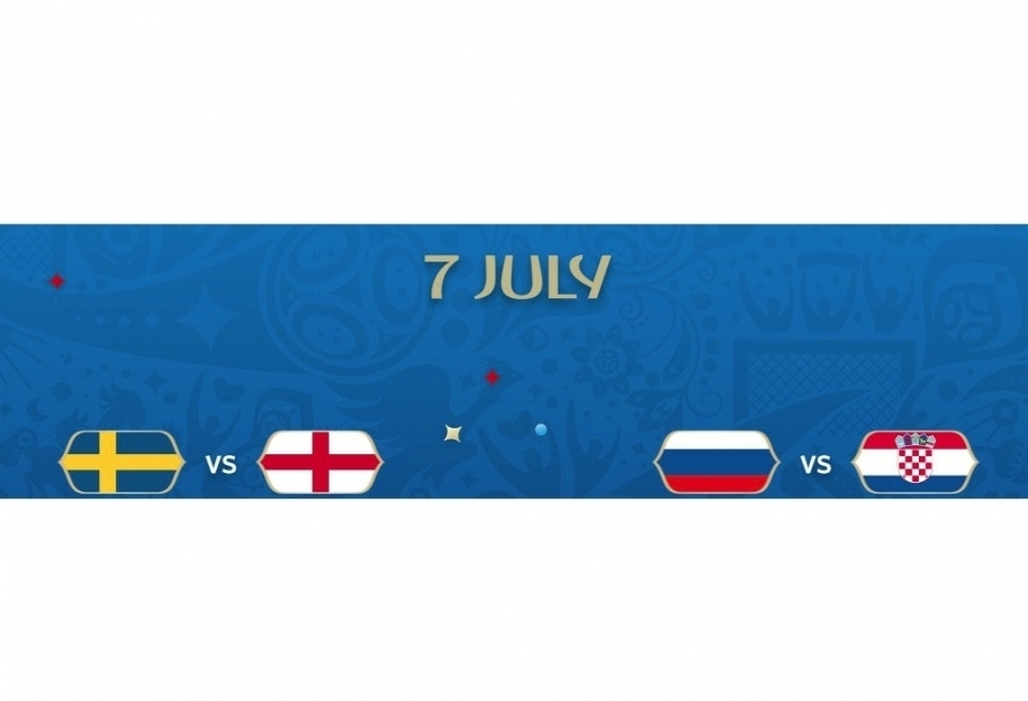 Россия сыграет с Хорватией, а Швеции поборется c Англией за путевку в полуфинал чемпионата мира по футболу