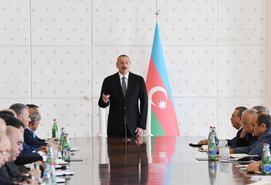 President Ilham Aliyev: April fights further undermined shaky foundations of Armenia