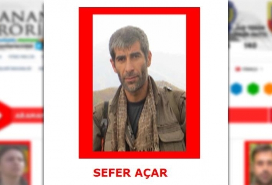 Türkiyədə qırmızı siyahı üzrə axtarışda olan daha bir PKK terrorçusu məhv edilib