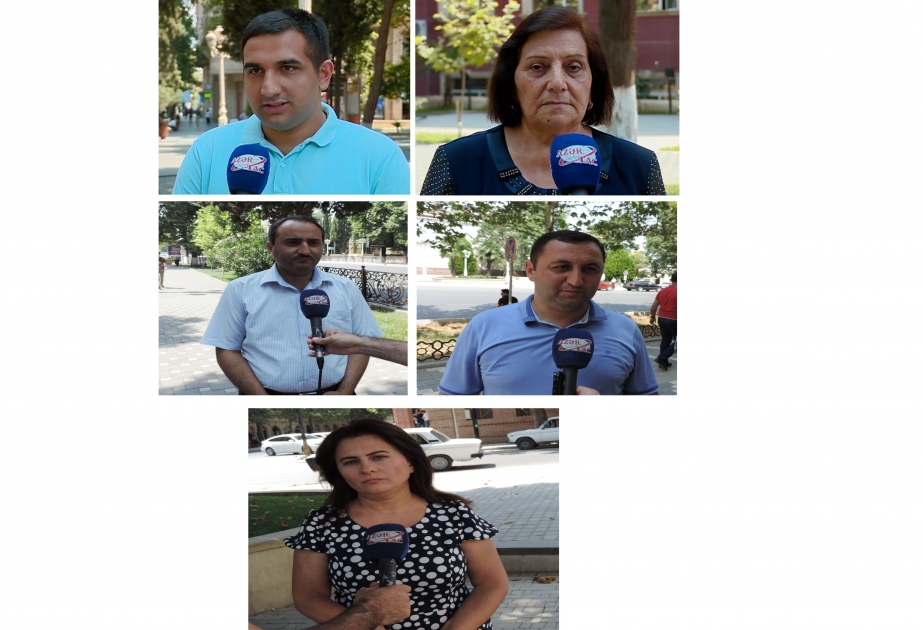 Gəncə sakinləri şəhərdə baş verən təxribat xarakterli əməlləri qətiyyətlə pisləyirlər - REPORTAJ VİDEO