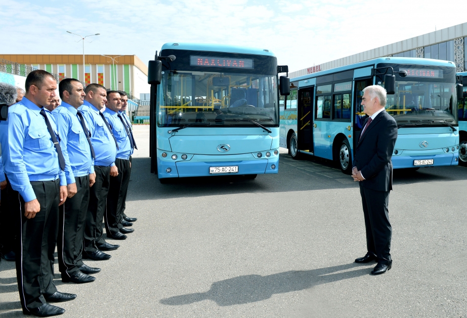 Naxçıvan Şəhər Nəqliyyat İdarəsinə yeni avtobuslar verilib
